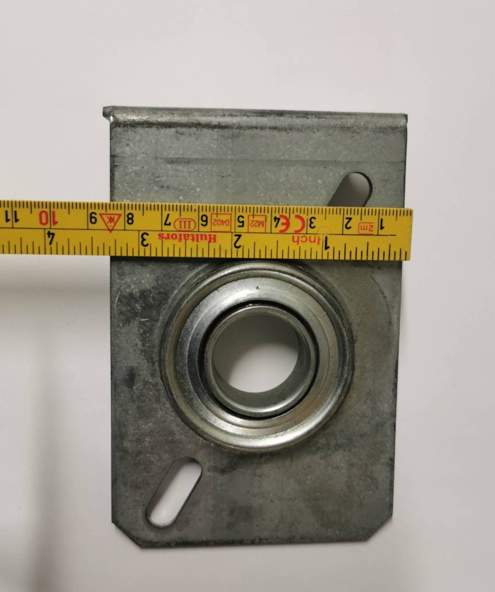 Midtplate med lager flat