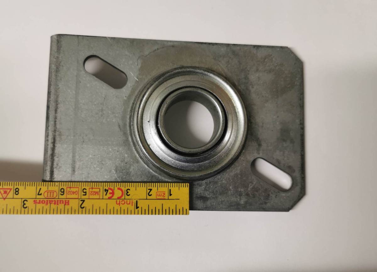 Midtplate med lager flat