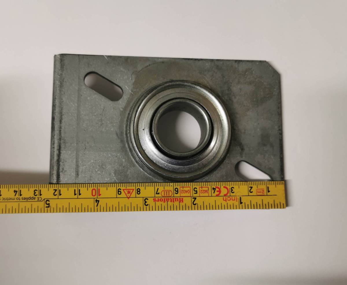 Midtplate med lager flat